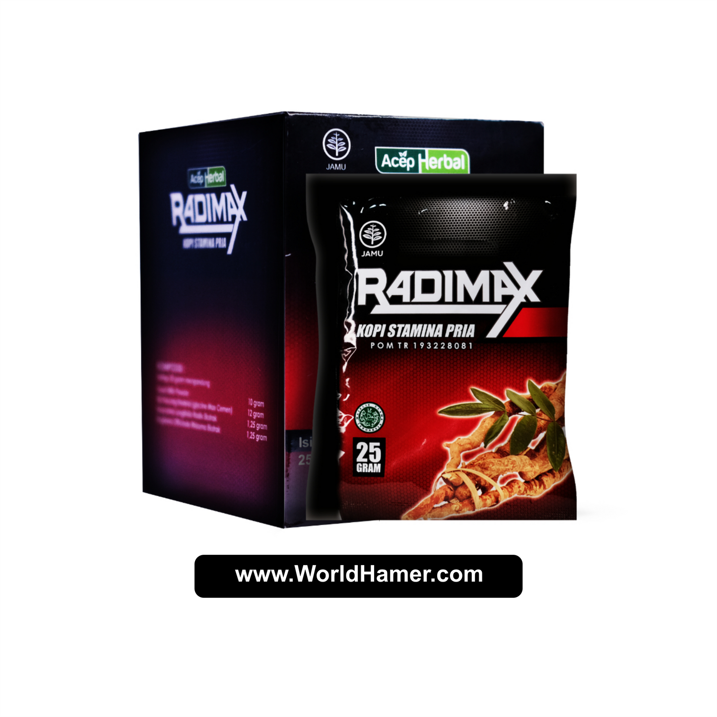 RADIMAX Herbal Stamina Coffee for Men