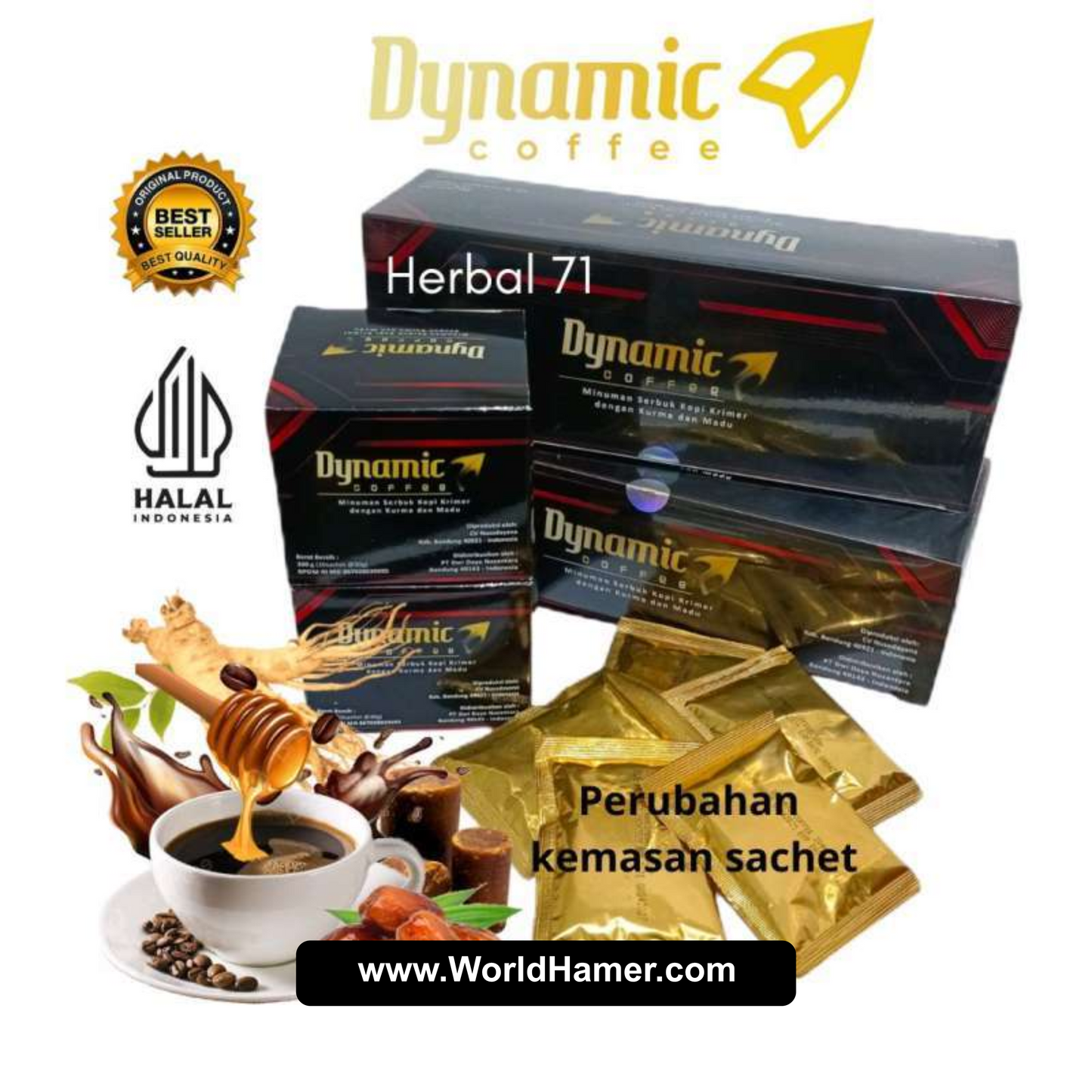 Dynamic Coffee| Creamy Coffee with Dates & Honey for Men’s Vitality