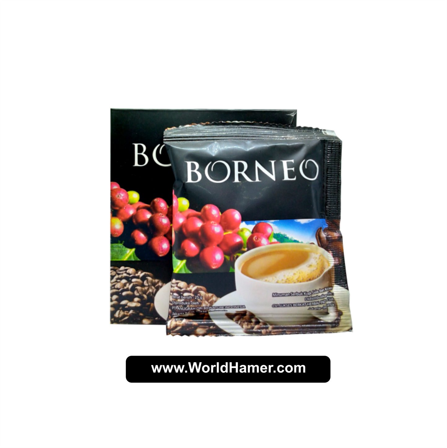 BORNEO Herbal Coffee for Men | Energy & Vitality Booster