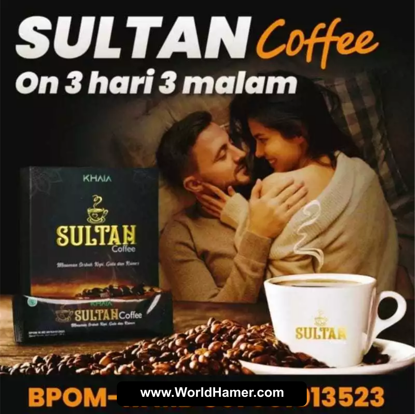 KHAIA Sultan Coffee | Premium Herbal Coffee for Men’s Stamina & Vitality