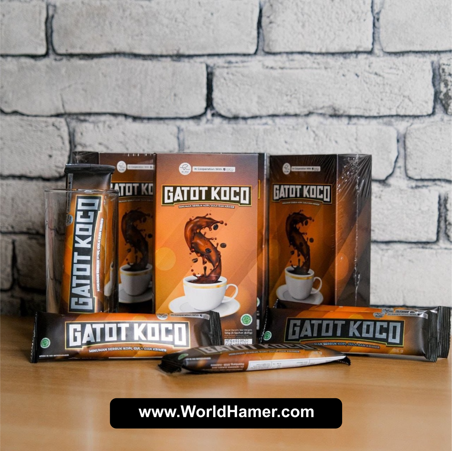 GATOT KOCO | Creamy Instant Coffee with Sugar and Creamer