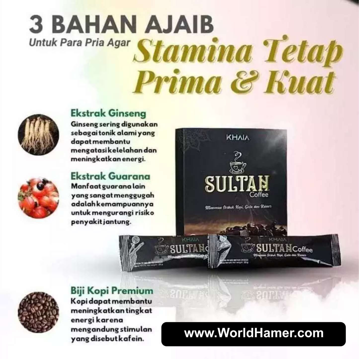 KHAIA Sultan Coffee | Premium Herbal Coffee for Men’s Stamina & Vitality