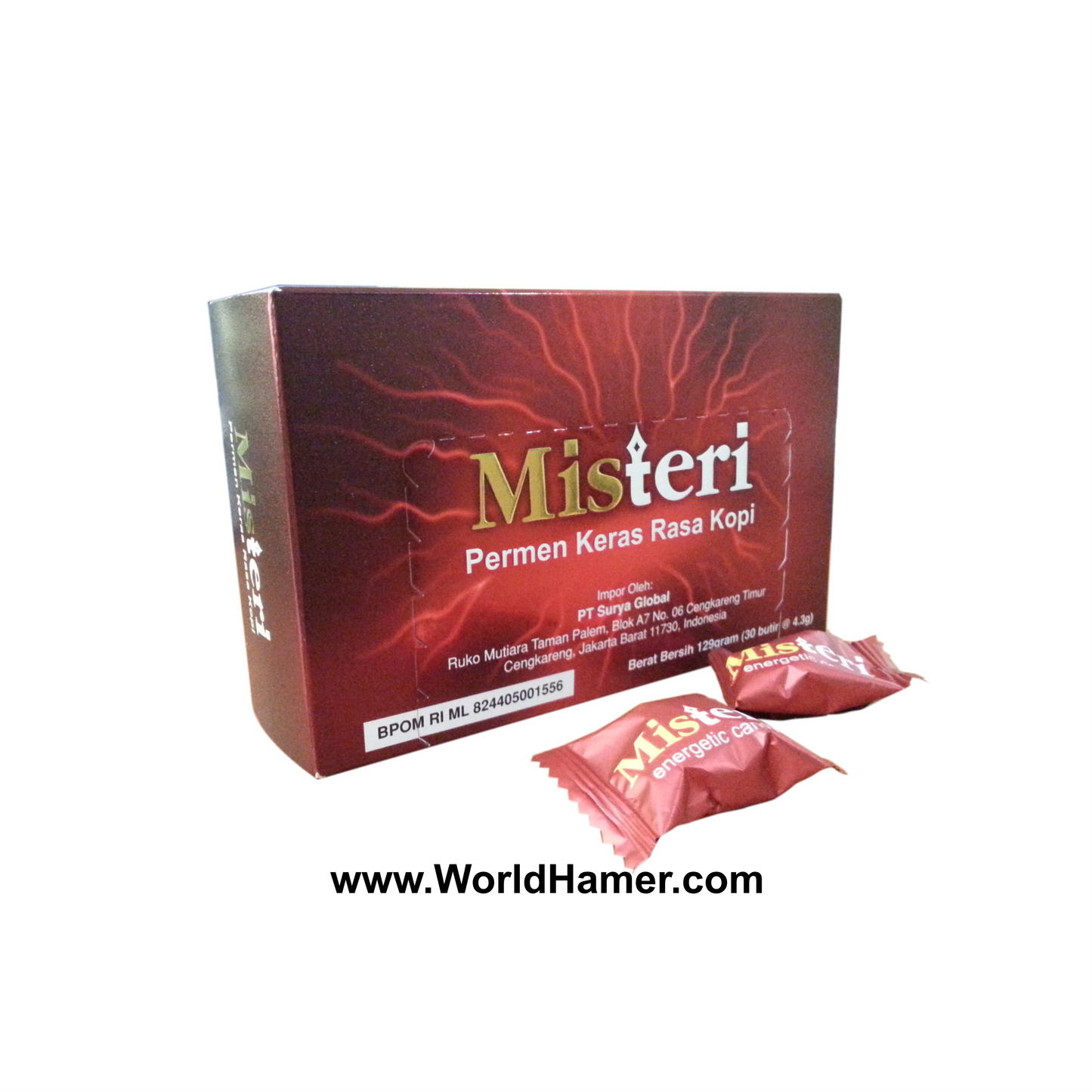 Misteri Coffee Gingseng Candy