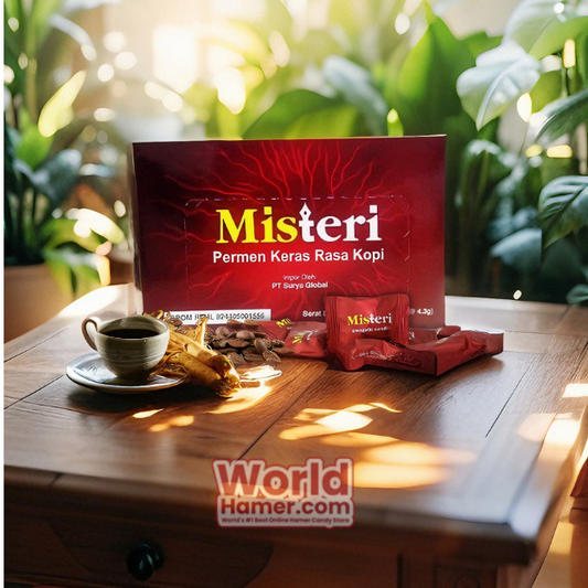 Stay Energized All Night with Long Lasting Stamina Formula Misteri Coffee Candy World Hamer