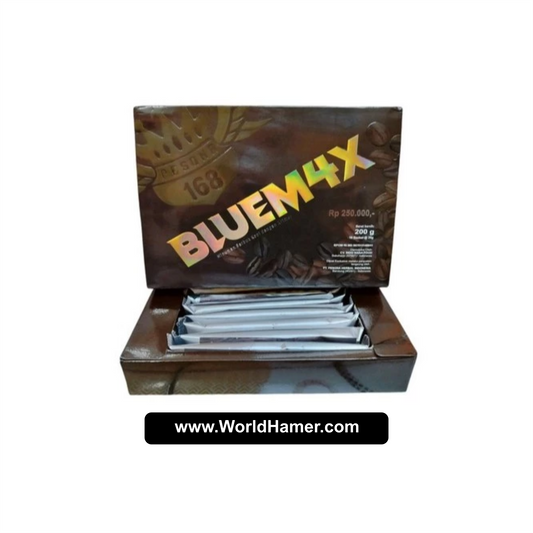 BLUE M4X Coffee | Herbal Energy Booster for Men