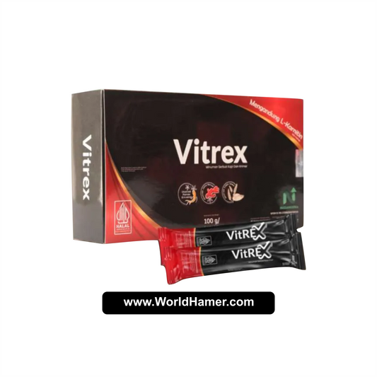 Vitrex Original | Instant Herbal Stamina Coffee for Men with Cordyceps & Ginseng