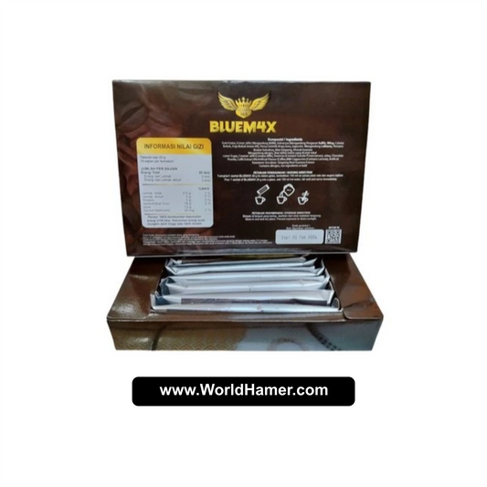 BLUE M4X Coffee | Herbal Energy Booster for Men