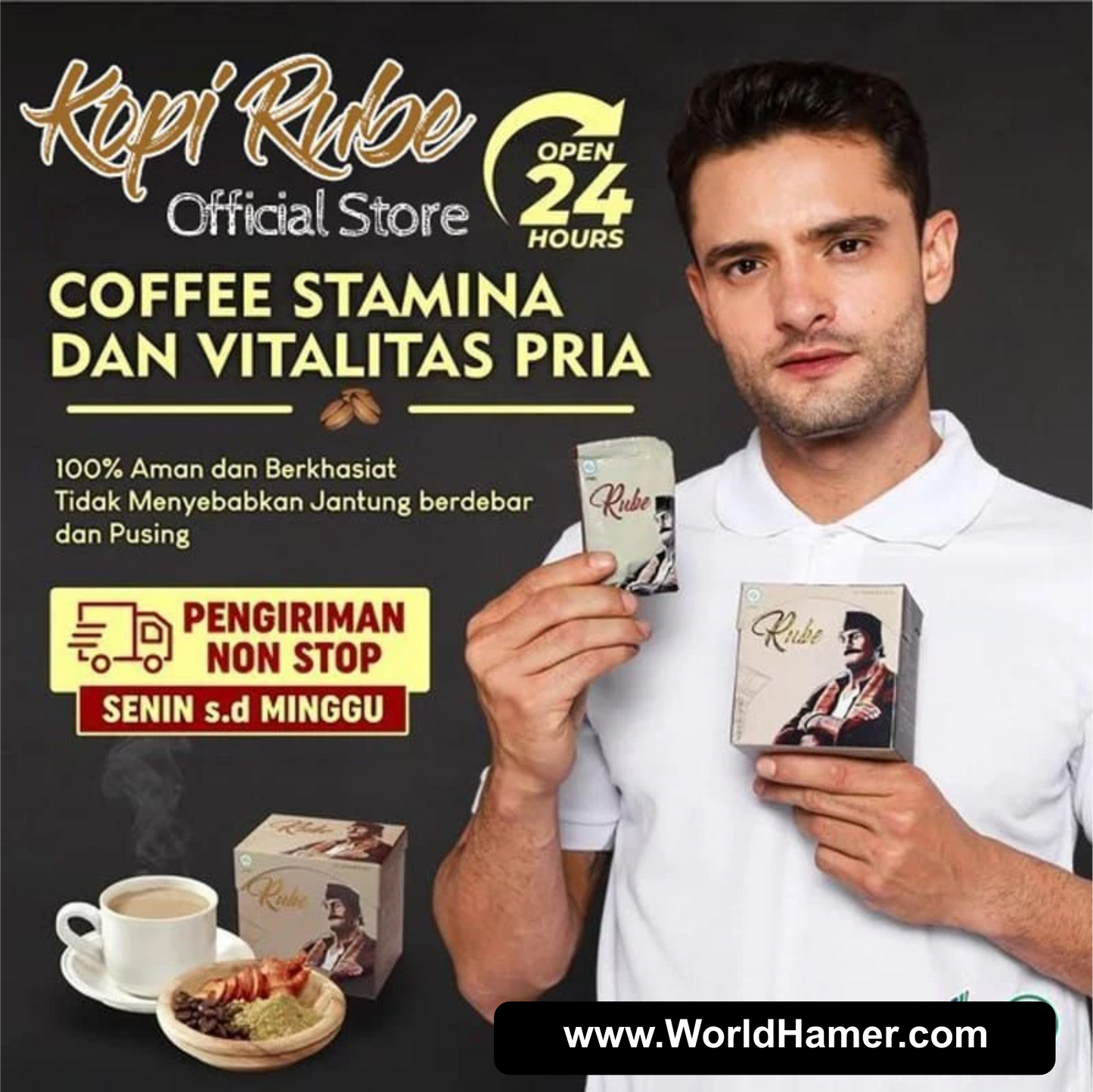 RUDE Coffee | Herbal Energy Coffee for Men’s Vitality & Performance
