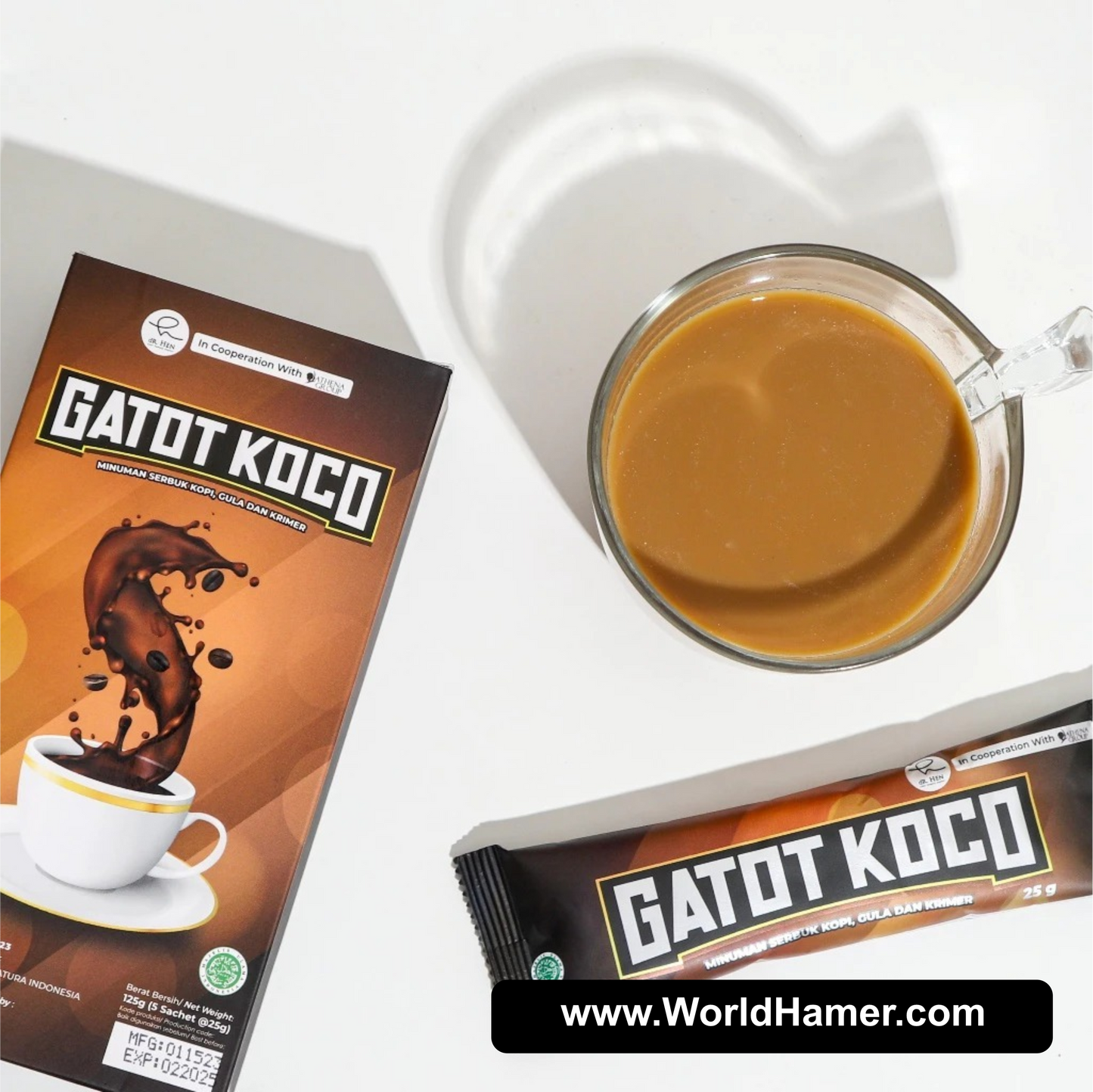 GATOT KOCO | Creamy Instant Coffee with Sugar and Creamer
