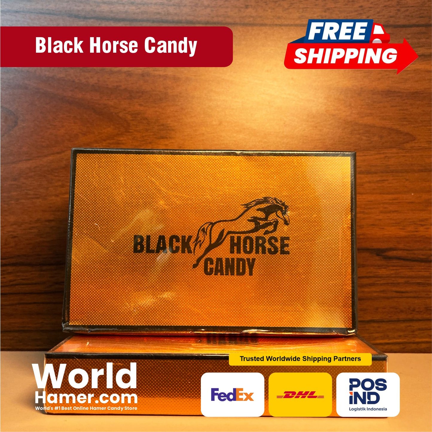 Black Horse Gingseng Candy