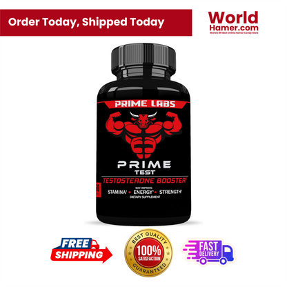 Prime Labs Testosterone Supplement for Men - Stamina, Endurance, Energy, & Strength - Men's Testosterone Booster & Workout Supplement - 60 Caplets